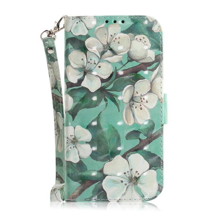 3D Colored Drawing Watercolor Flower Pattern Horizontal Flip Leather Case for Asus Zenfone Max Pro (M2) ZB631KL, with Holder & Card Slots & Wallet, For Asus Zenfone Max Pro (M2) ZB631KL