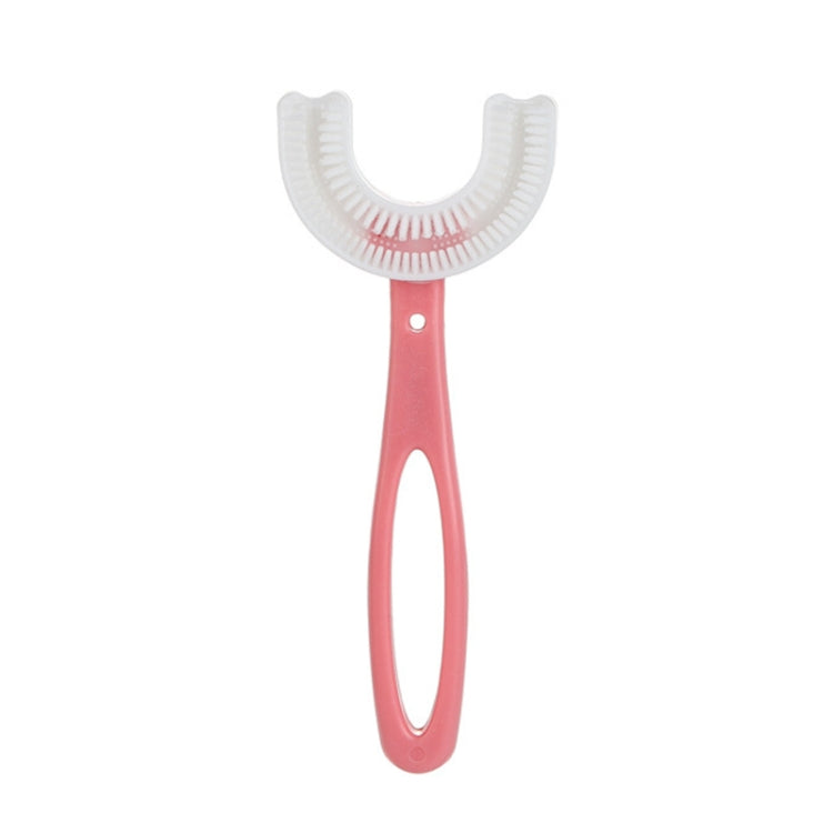 10 PCS U-shaped Children Baby Hand-held Soft Toothbrush Brushing