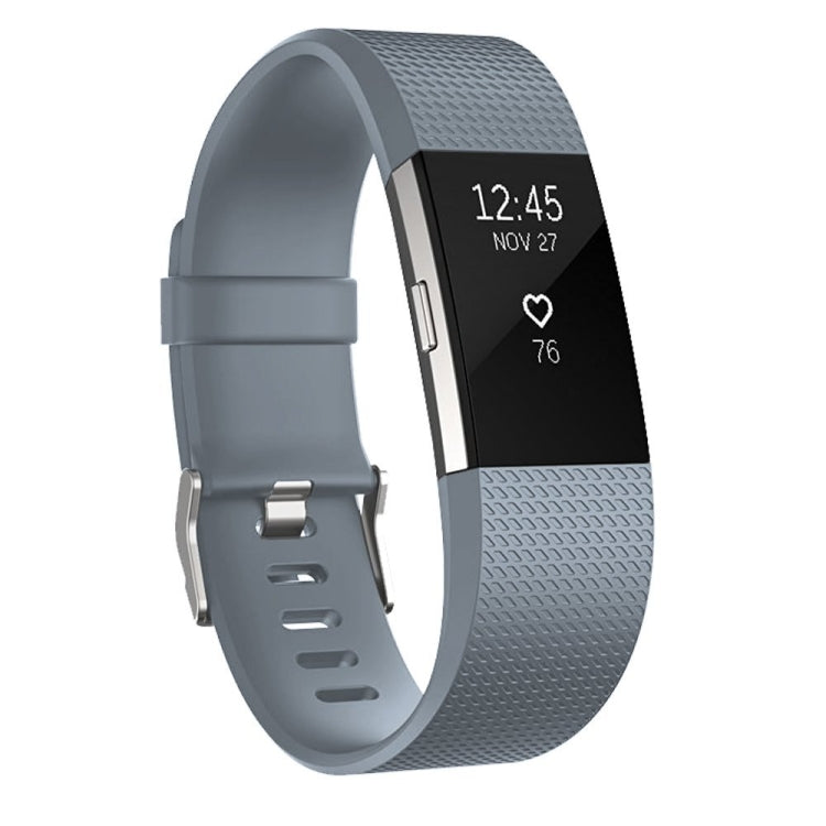 Square Pattern Adjustable Sport Watch Band for FITBIT Charge 2, Size: S, 10.5x8.5cm, S, Grey, S, Blue, S, White, S, Aurora Blue, S, Black, S, Light Pink, S, Mint Green, Coral Red, S, Navy Blue, S, Dark Purple, S, Purple, S, Cyan, S, Pink, S, Red, S, Green