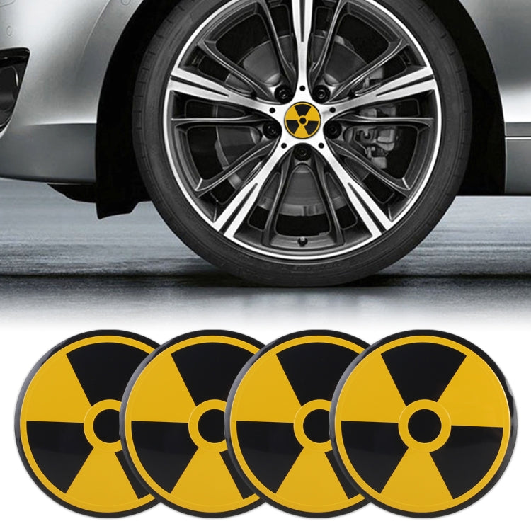 4 in 1 Car Wheel Hub Decorative Sticker