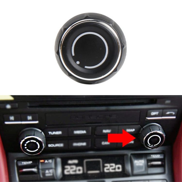 For Porsche Cayenne Car Right CD Player Volume Adjustment Knob Cover