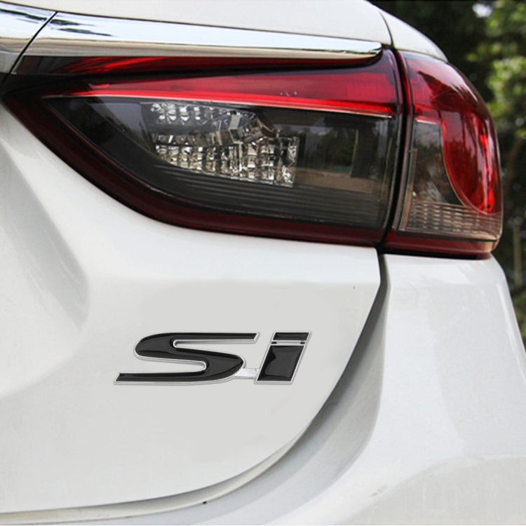 Car Si Metal Stickers Personalized Aluminum Alloy Decorative Stickers