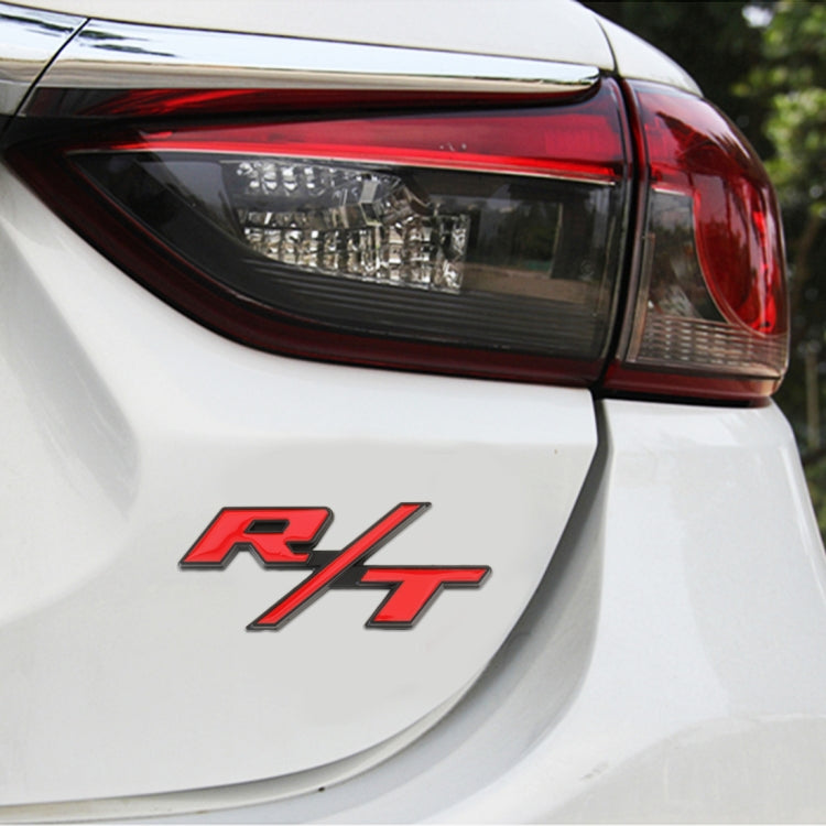 Car R / T Personalized Aluminum Alloy Decorative Stickers