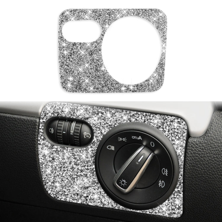 Car Headlight Diamond Decoration Cover Sticker for Volkswagen Golf 6