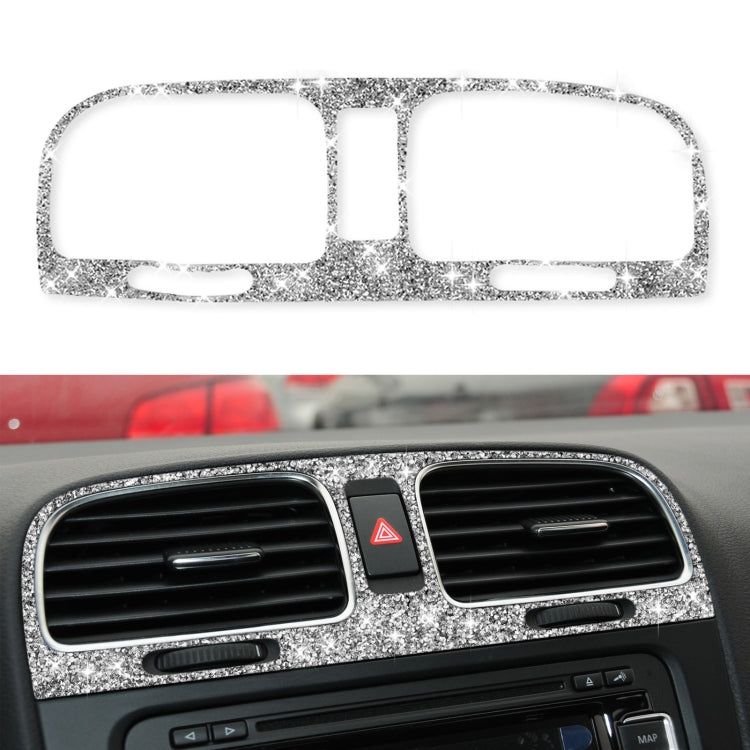 Car Middle Air Outlet Diamond Decoration Cover Sticker for Volkswagen