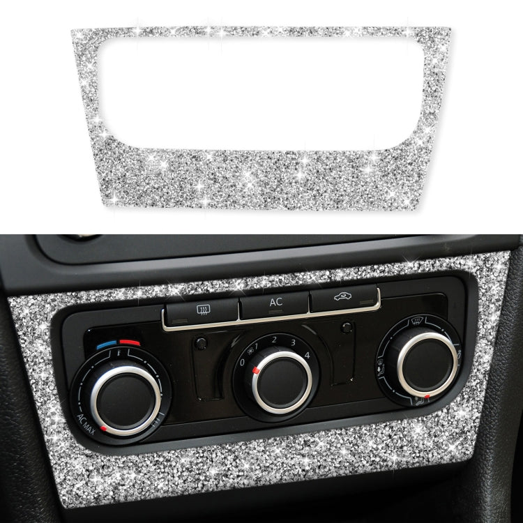 Car AC Panel Diamond Decoration Cover Sticker for Volkswagen Golf 6