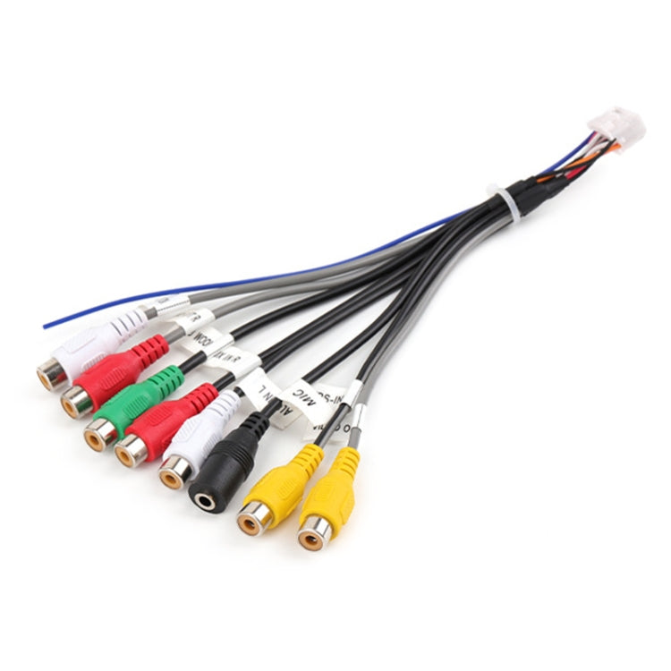 Palminfo Android Navigation 20-pin Audio Microphone Cable RCA Bass