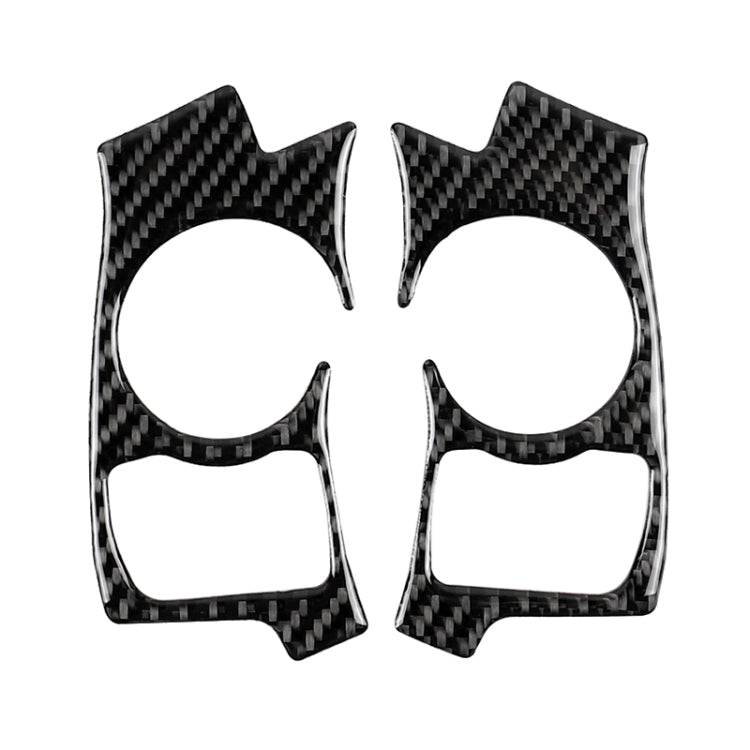 Car Carbon Fiber Steering Wheel Button Decorative Sticker for Lexus