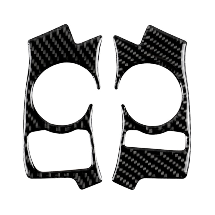 Car Carbon Fiber Steering Wheel Button Decorative Sticker for Lexus