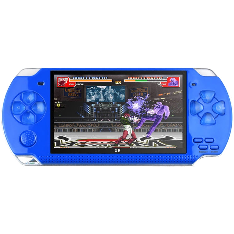X6 4.3 inch Screen Retro Portable Game Console with 3MP Camera, Built-in 10000 Games, Supports E-book / Recording / Music Playing / Video Playing, X6