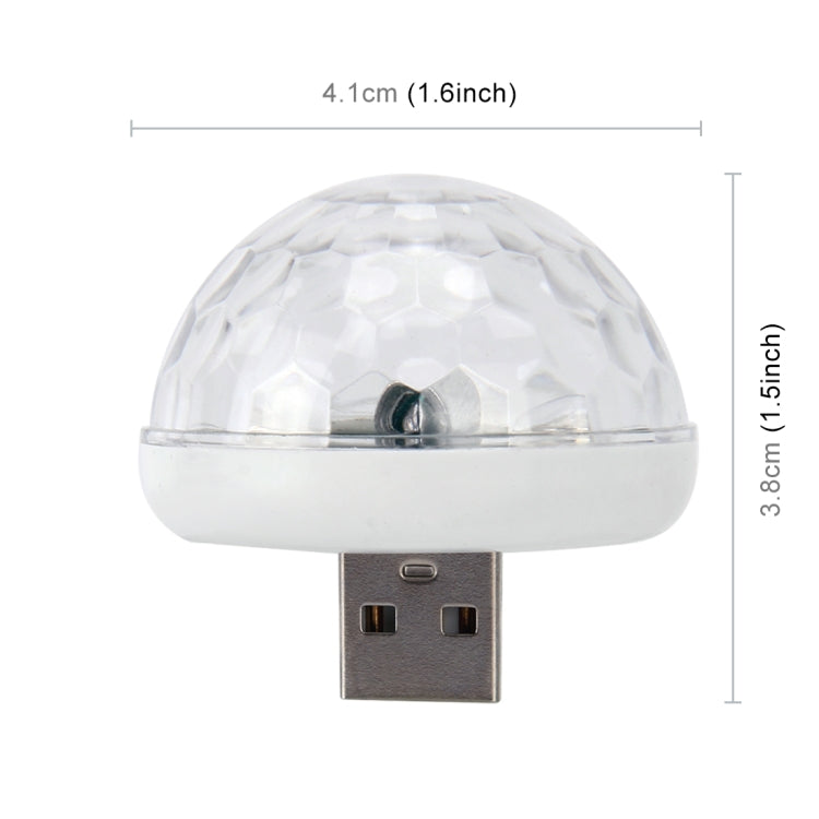Universal PC Car Stage Party DJ USB LED Atmosphere Lights Colorful RGB Lighting Decorative Mini Lamp, Car Atmosphere Lights