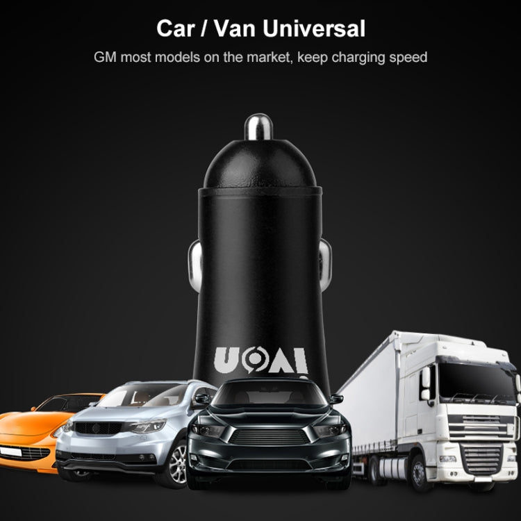 IVON CC26 5V 2.1A Dual USB Port Mini Car Charger, CC26 Grey – Bulky Mart