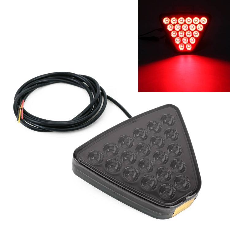 DC12V 1W Car Triangle Highlight Brake Lights Reversing Light with