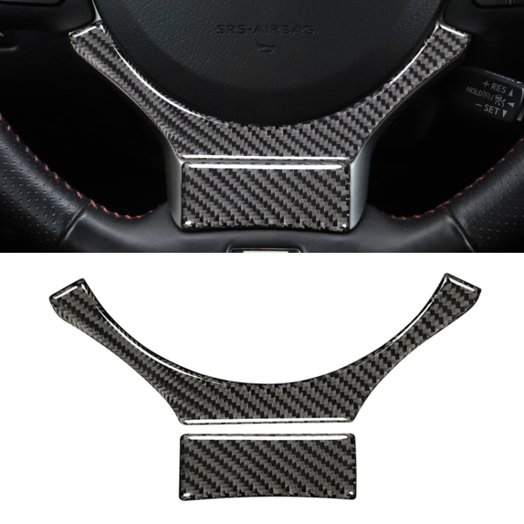 Car Carbon Fiber Steering Wheel Decorative Sticker for Lexus IS250