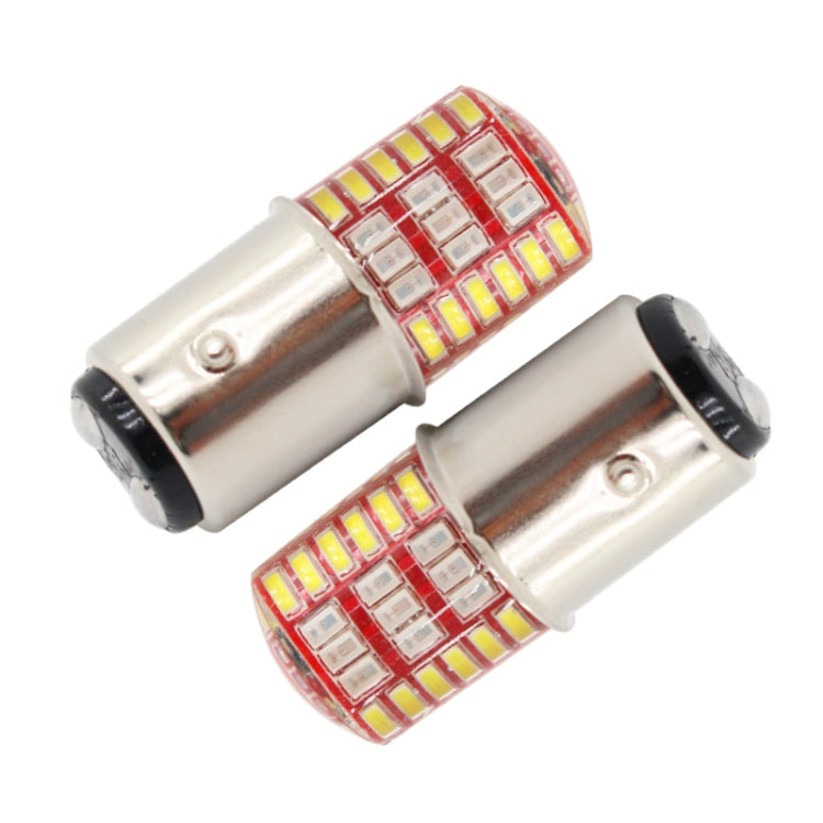 2 PCS 1157 DC12V / 1.1W Motorcycle / Car LED Double Color Flashing