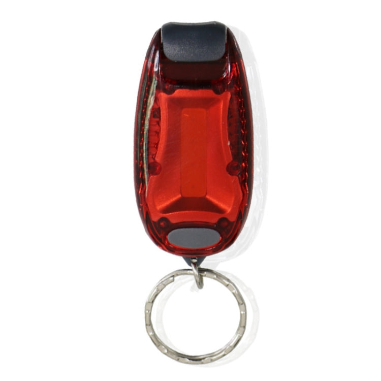 Multifunctional Portable Bicycle Taillight Helmet Light Running Warning Light Luminous Keychain