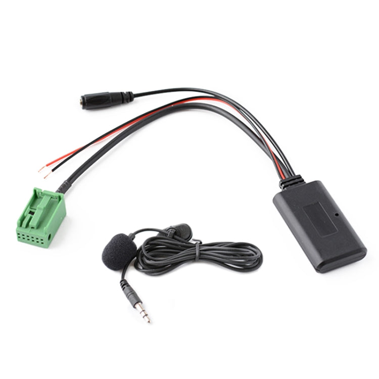 Car AUX Bluetooth Audio Cable Wiring Harness with MIC for