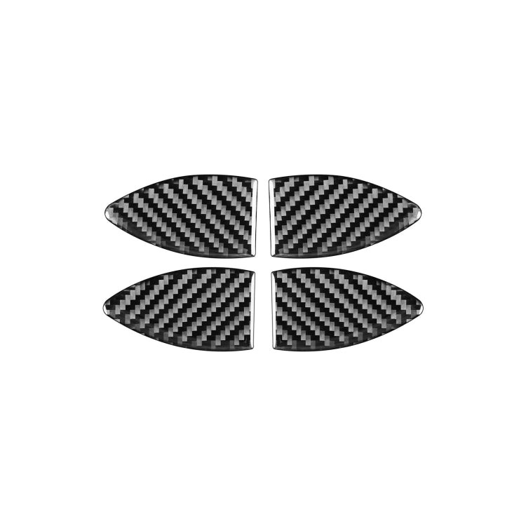 Carbon Fiber Car Inner Door Bowl Decorative Sticker for Toyota Old