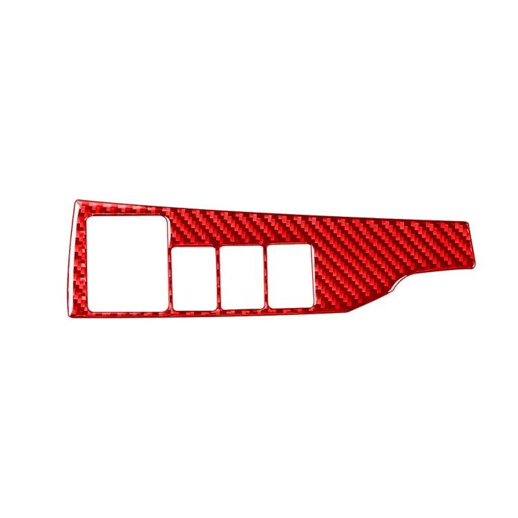 Carbon Fiber Car Headlight Switch Decorative Sticker for Toyota