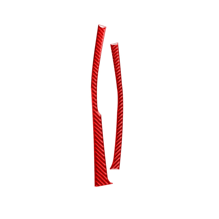 2 PCS / Set Carbon Fiber Car Gear Side Decorative Sticker for Toyota