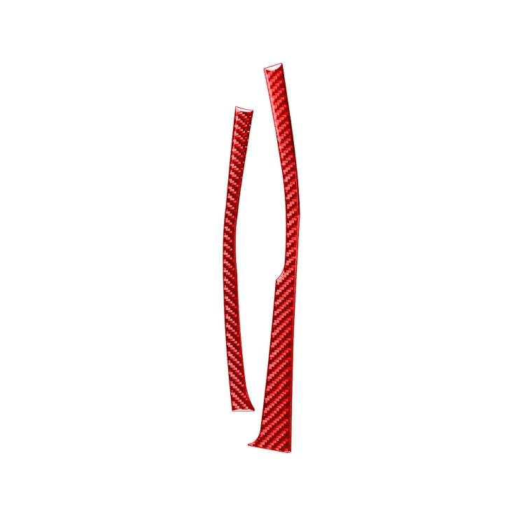 2 PCS / Set Carbon Fiber Car Gear Side Decorative Sticker for Toyota