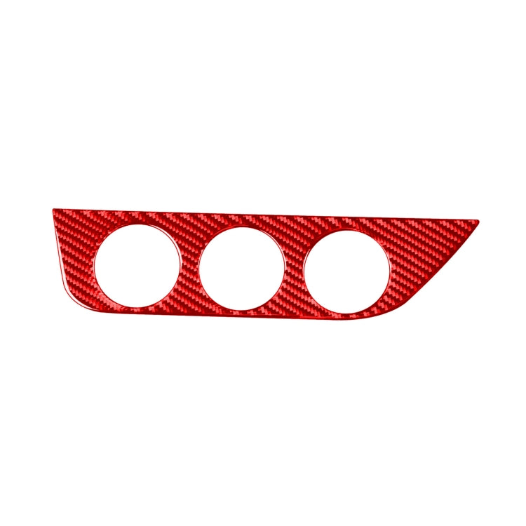 Carbon Fiber Car Air Conditioner Switch Panel A Decorative Sticker