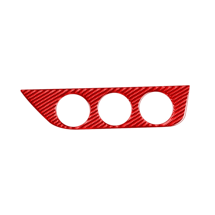 Carbon Fiber Car Air Conditioner Switch Panel A Decorative Sticker