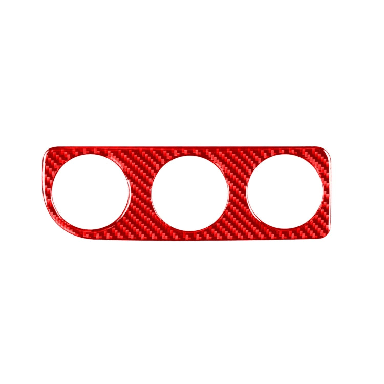 Carbon Fiber Car Air Conditioner Switch Panel B Decorative Sticker