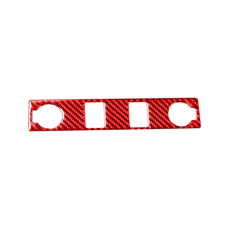 Carbon Fiber Car Cigarette Lighter Switch Decorative Sticker for