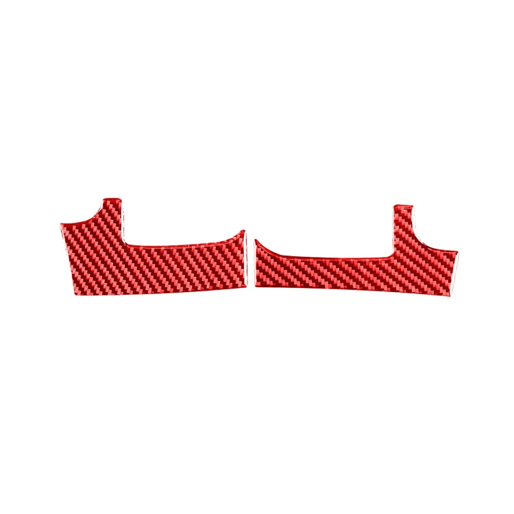 2 PCS / Set Carbon Fiber Car Dashboard Air Outlet Decorative Sticker