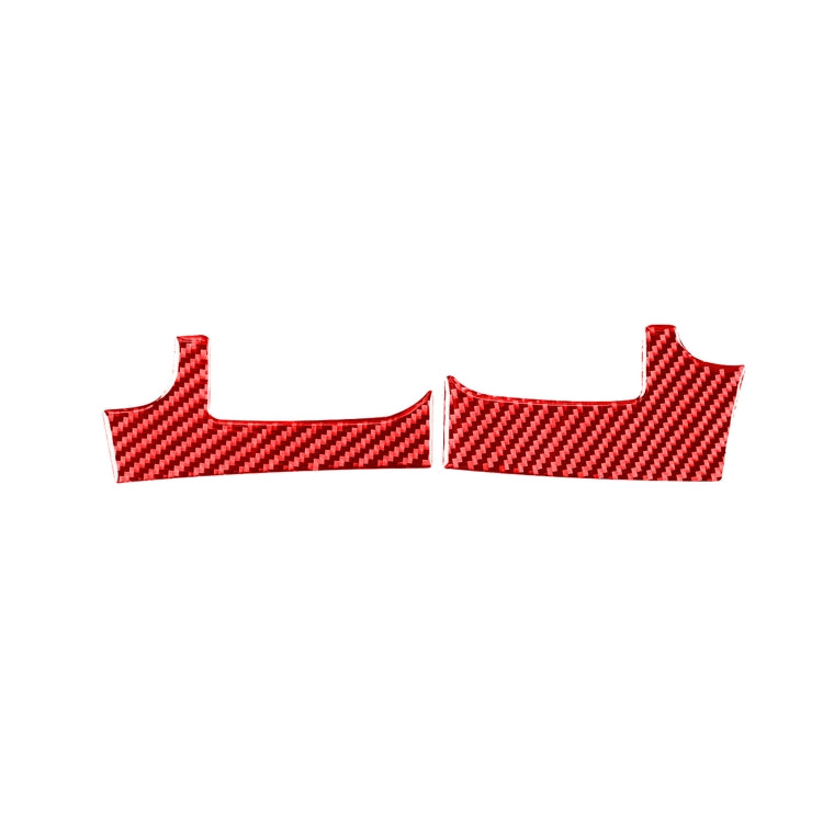 2 PCS / Set Carbon Fiber Car Dashboard Air Outlet Decorative Sticker