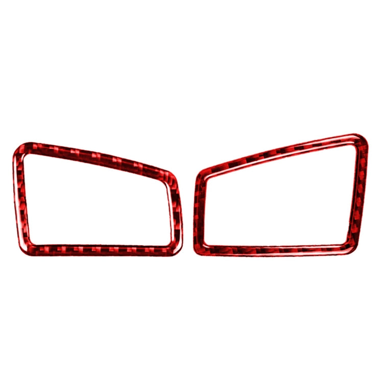 2 PCS Set for BMW 3 Series E90 Carbon Fiber Car Instrument Air Outlet