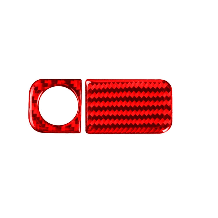 2 PCS Set for Honda CRV 2007-2011 Carbon Fiber Car Glove Box Opening