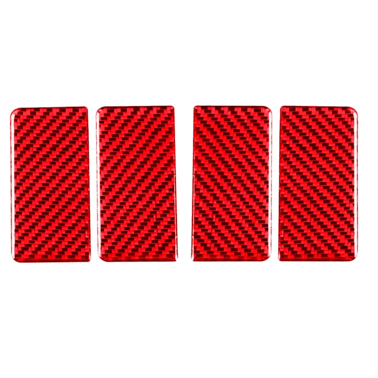 4 PCS Set for Honda CRV 2007-2011 Carbon Fiber Car Inner Armrest