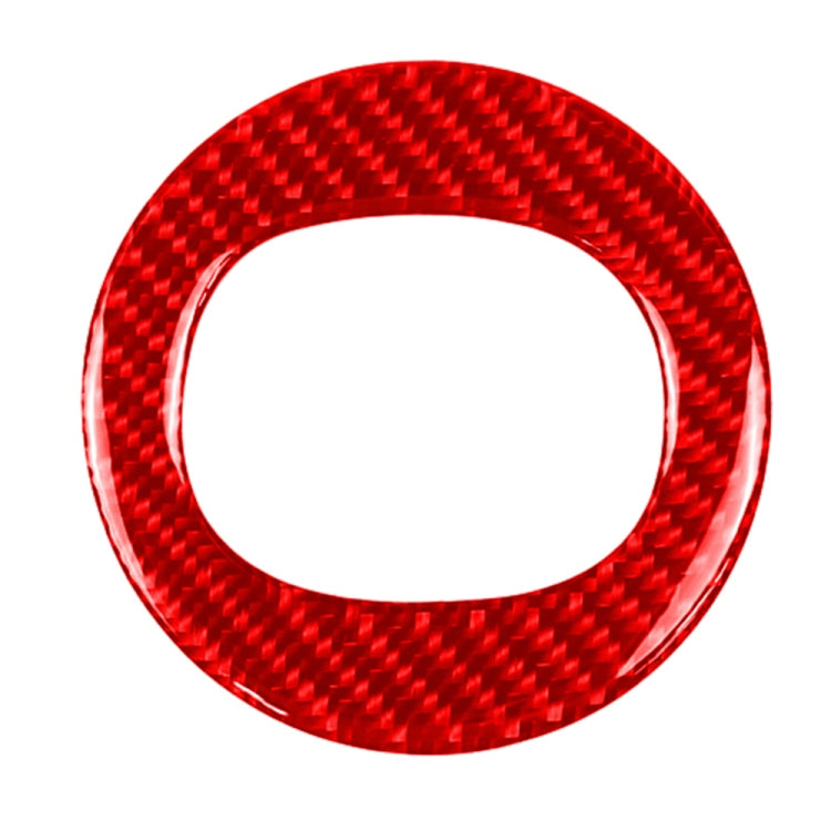 Car Carbon Fiber Steering Wheel Decorative Sticker for Mazda CX-5