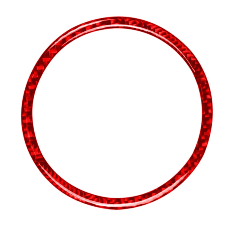 Car Carbon Fiber Steering Wheel Decorative Sticker for Mazda 3 Axela