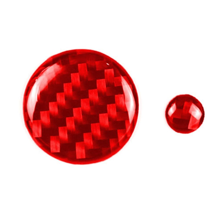 Car Carbon Fiber Multimedia Buttons Decorative Sticker for Mazda 3 /