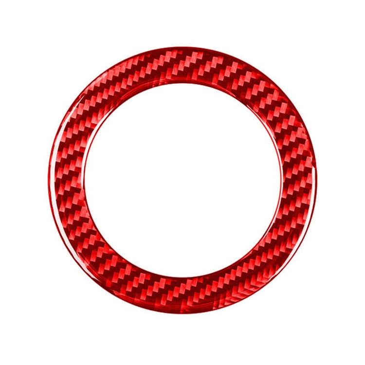 Car Carbon Fiber Steering Wheel Decorative Sticker for Toyota RAV4