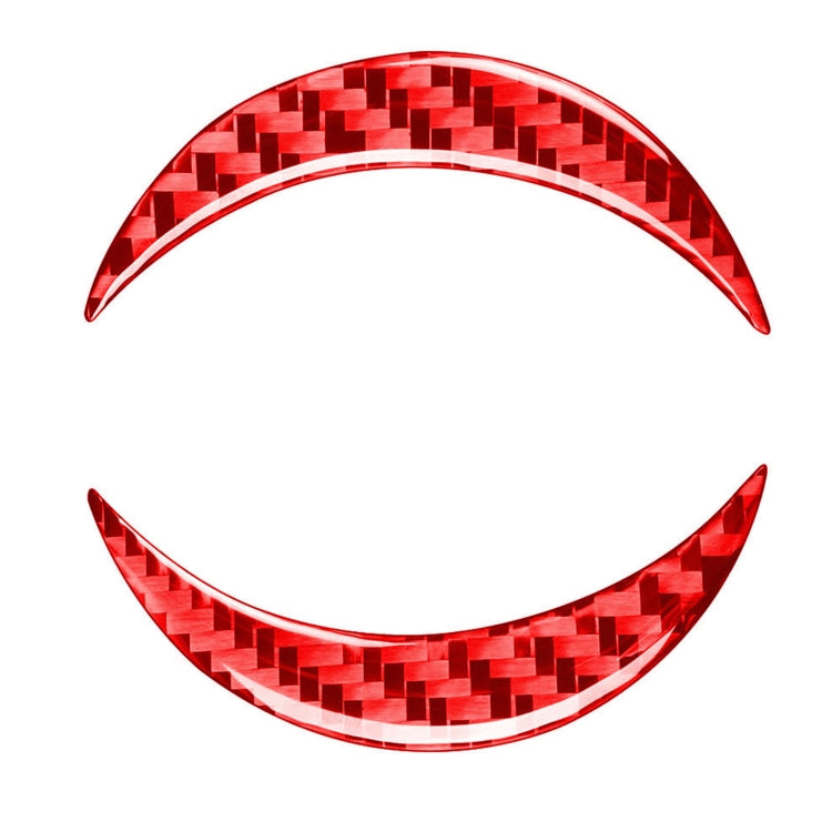 Car Carbon Fiber Steering Wheel Logo Decorative Sticker for Toyota