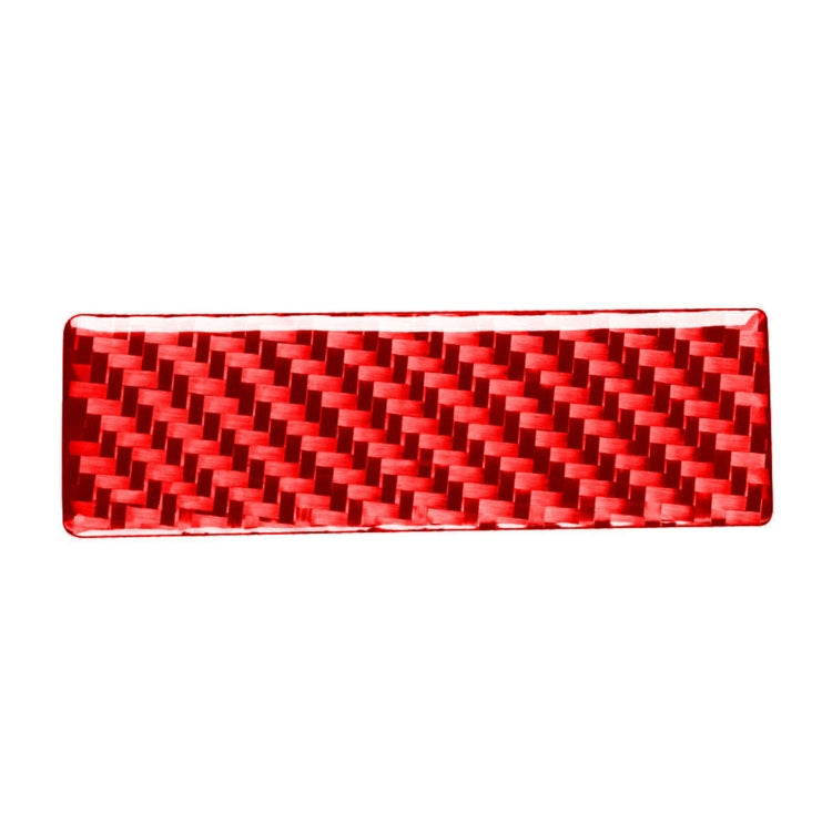 Car Carbon Fiber Headlight Switch Gasket Decorative Sticker for