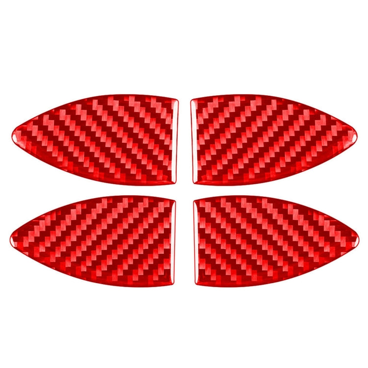 Car Carbon Fiber Inside Door Bowl Decorative Sticker for Toyota RAV4
