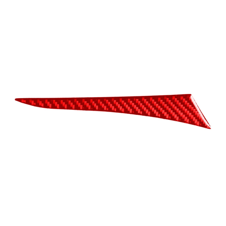 Car Carbon Fiber Dashboard Left Side Decorative Sticker for Infiniti