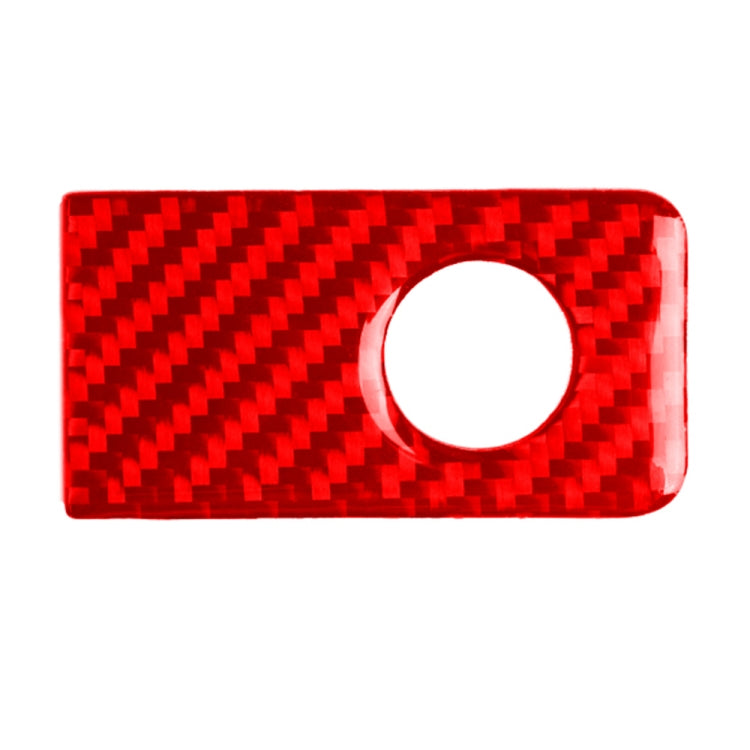 Car Carbon Fiber Front Passenger Seat Handle Box Decorative Sticker
