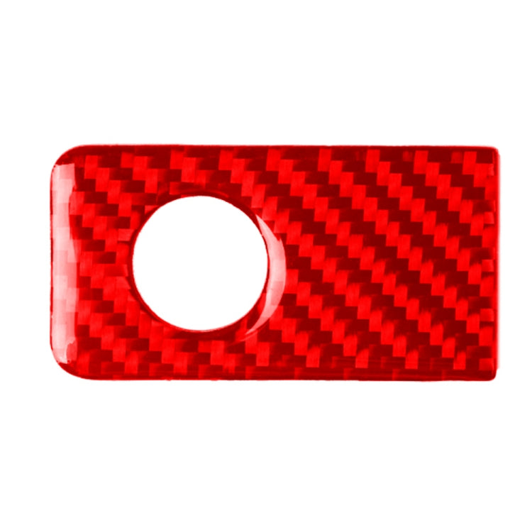 Car Carbon Fiber Front Passenger Seat Handle Box Decorative Sticker