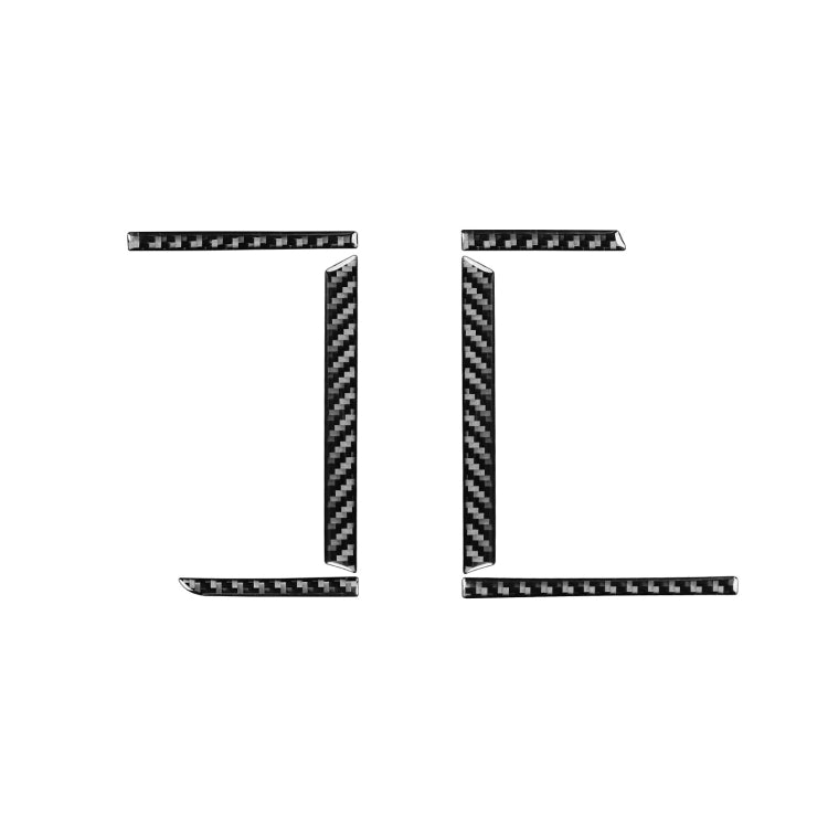 Car Carbon Fiber Central Air Outlet Decorative Sticker for Toyota