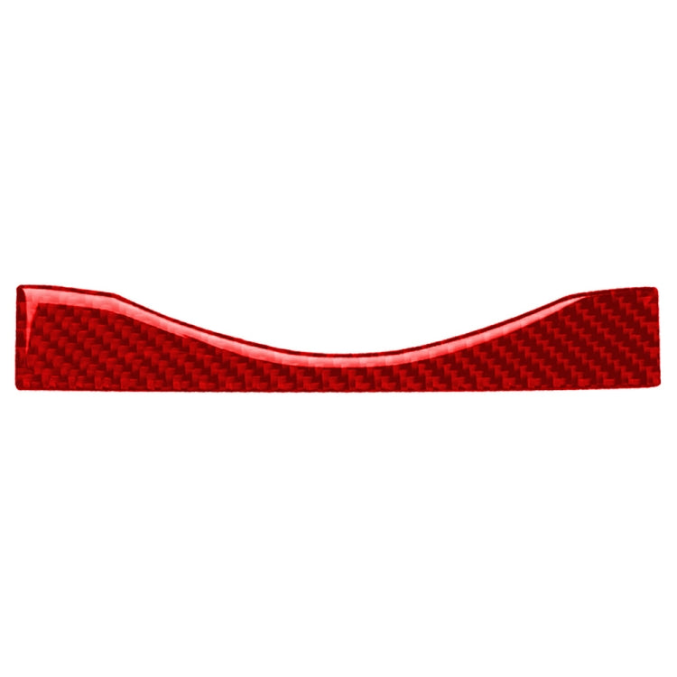 Car Carbon Fiber Multimedia Navigation Button Decorative Strip for