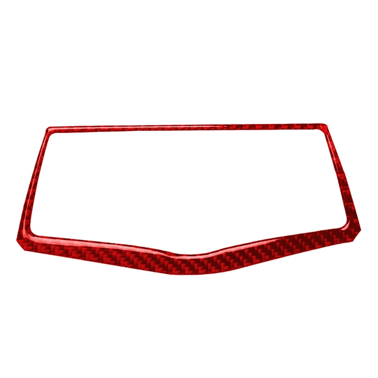 Car Carbon Fiber Multimedia Navigation Button Panel Decorative