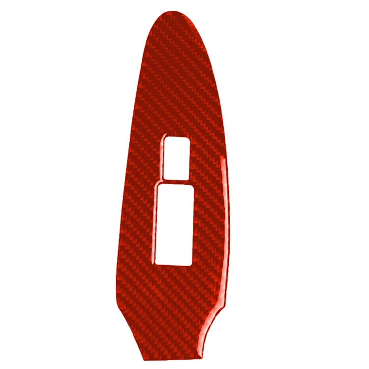 Car Carbon Fiber Vice Driving Side Door Lift Control Decorative