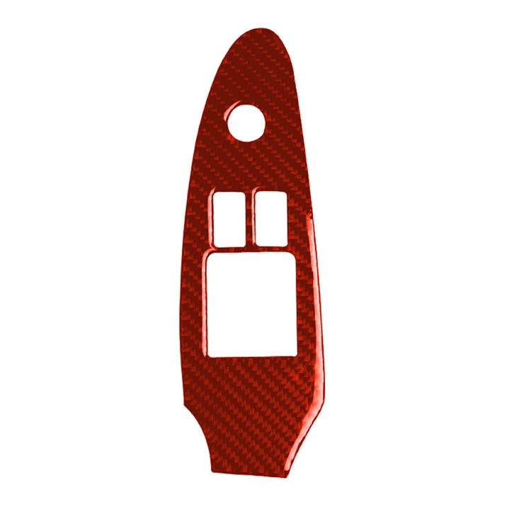 Car Carbon Fiber Main Driving Side Door Lift Control Decorative