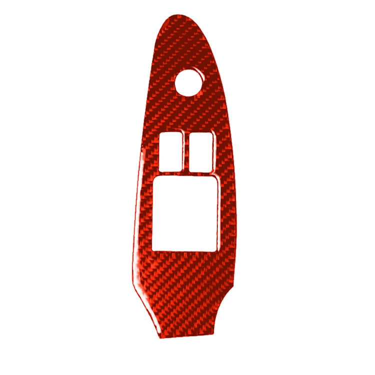 Car Carbon Fiber Main Driving Side Door Lift Control Decorative